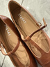 星期六法式瑪麗珍女2026年春季新款復古棕色丁字扣小高跟淺口單鞋 曬單實(shí)拍圖