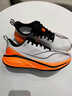 李寧（LI-NING）兒童跑步鞋男童中大童2026春季新款驕陽(yáng)6-12歲童鞋網(wǎng)面透氣運動(dòng)鞋 標準白/熒光艷橘 38 曬單實(shí)拍圖