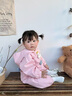 G.duck小黃鴨嬰兒衣服春秋裝新生兒連體衣女寶寶沖鋒衣外套洋氣連帽哈衣 粉色 90cm 90尺碼1~2歲【 80-】cm 曬單實(shí)拍圖
