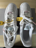 耐克（NIKE）NIKE女空軍一號AF1 運動(dòng)鞋IH0640-161白粉38 曬單實(shí)拍圖