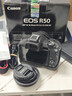 佳能（Canon）r50微單相機 4K數碼高清旅游vlog視頻學(xué)生美顏 R50入門(mén)級直播相機 送禮好物 R50黑色18-45 STM鏡頭套機 套餐一【128G內存卡~攝影包+卡通禮+備用電池】 曬單實(shí)拍圖