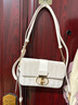 CHARINE&KATH 小&ck女包蜜桃粉法式腋下包包女小眾百搭高級感鏈條斜挎單肩包女 米白色 專(zhuān)柜禮盒裝 曬單實(shí)拍圖