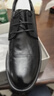 紅蜻蜓正裝皮鞋高端男鞋三接頭商務(wù)牛津正裝結婚鞋WTA45039 黑色 42 曬單實(shí)拍圖