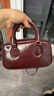 百麗馬年系列包女2026春新商場(chǎng)款真皮手提波士頓包X7467AX6 紅色 F 曬單實(shí)拍圖
