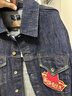 馬登工裝美式復古水洗深色三代牛仔夾克阿美咔嘰修身丹寧機車(chē)外套男春 牛仔藍 2XL 曬單實(shí)拍圖
