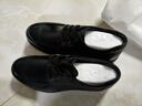 奧康（Aokang）男鞋加絨保暖商務(wù)皮鞋男系帶舒適日常休閑正裝鞋子黑色加絨款41碼 曬單實(shí)拍圖