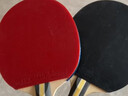 紅雙喜三星級乒乓球拍橫直拍套裝H3（橫直 附乒乓球） 曬單實(shí)拍圖