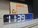 碼仕鬧鐘LED電子音樂(lè )超大聲夜光多功能客廳可掛大尺寸臺鐘PLUS版白色開(kāi)學(xué)季禮物 曬單實(shí)拍圖