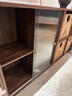 書(shū)柜儲物柜組合置物柜客廳家用矮柜子小戶(hù)型書(shū)房收納儲物柜餐邊柜 【經(jīng)典胡桃色】可移動(dòng)柜門(mén)-60*30*75cm 曬單實(shí)拍圖