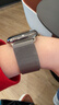 Apple/蘋(píng)果 Watch Series 10 智能手表GPS+蜂窩款42毫米原色鈦金屬表殼金屬原色米蘭尼斯表帶MWXW3CH/B 曬單實(shí)拍圖