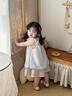 班喜迪女童連衣裙夏裝2026新款洋氣兒童公主裙女寶寶無(wú)袖背心裙夏季裙子 藍色 90 曬單實(shí)拍圖