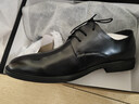 百麗男鞋商務(wù)正裝休閑增高真皮鞋10503AM0 黑色-經(jīng)典版 47 曬單實(shí)拍圖