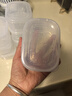 sungsa日本進(jìn)口抗菌冷凍小肉盒水果盒冰箱餃子收納盒蔥姜蒜保鮮盒食品級 抗菌款280ml*4個(gè)裝 曬單實(shí)拍圖