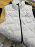 JEEP SPIRIT吉普羽絨馬甲男2026秋冬季新款立領(lǐng)加絨保暖背心外套坎肩男士馬甲 男款-白色 XL 曬單實(shí)拍圖