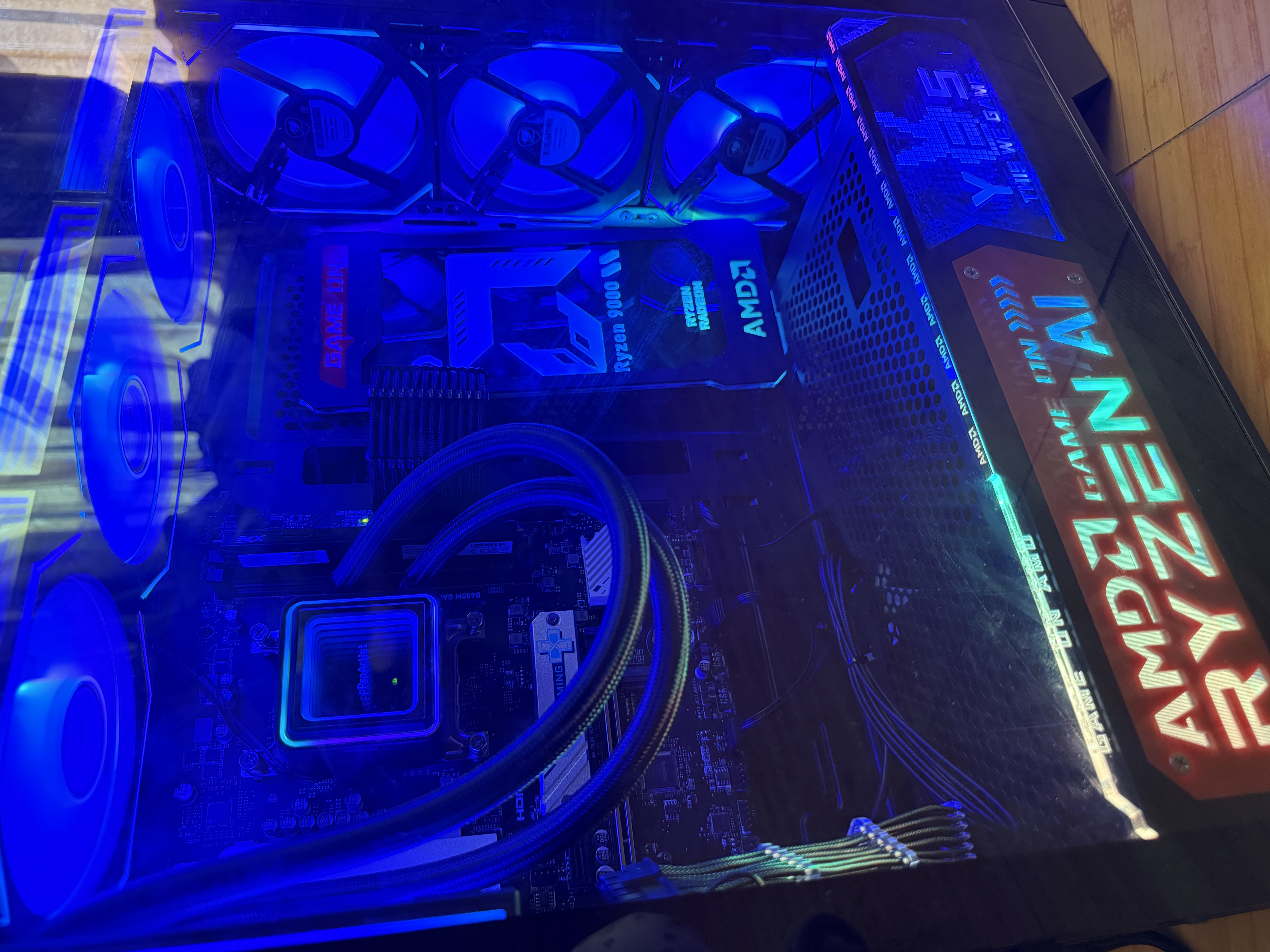 微星AMD全家桶銳龍7 7800X3D/5060TI/5070TI顯卡組裝電腦電競游戲臺式主機直播設計剪輯AI繪畫整機 7800X3D+集成顯卡丨一 曬單實拍圖