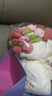 三彩熊52朵玫瑰花束毯子成品手工永生花生日520情人節禮物送女友110cm 曬單實(shí)拍圖