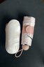 蕉下（beneunder）防曬傘黑膠膠囊五折傘女士晴雨兩用傘迷你可跨遮陽(yáng)傘BM525 燕麥奶 曬單實(shí)拍圖