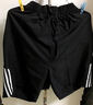 短褲男士夏季薄款速干潮流外穿五分褲跑步休閑中褲寬松運動(dòng)沙灘褲 【工廠(chǎng)直銷(xiāo)特價(jià)清倉】白條 3XL 建議體重140-150斤可穿 曬單實(shí)拍圖