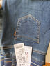 9285喇叭牛仔褲中年女褲長(cháng)褲微喇高腰松緊彈力修身褲子 藍色 32 曬單實(shí)拍圖