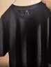 凡客誠品（VANCL）短袖男夏季男士t恤純棉圓領(lǐng)寬松大碼基礎純色半袖體恤 黑色 XL 曬單實(shí)拍圖