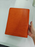 意大利頭層牛皮A4a567B5真皮活頁(yè)筆記本日記本硬皮本子手賬本定制 愛(ài)馬仕橙+橫線(xiàn)紙 A5 曬單實(shí)拍圖