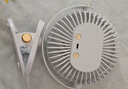 卡培登6寸USB小風(fēng)扇/電風(fēng)扇桌面/小電扇/小臺扇便攜迷你手持夾子睡眠小風(fēng)扇辦公室宿舍桌面戶(hù)外可用 白色 曬單實(shí)拍圖