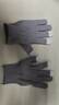 手套男士秋冬戶(hù)外登山運動(dòng)防滑透氣開(kāi)車(chē)騎車(chē)男女觸屏騎行漏指手套 全指灰色【4雙裝】 曬單實(shí)拍圖