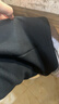 香影【加絨抗起球】直筒闊腿褲女高腰2025秋冬新款長(cháng)褲寬松糯米褲 黑色 XL 曬單實(shí)拍圖