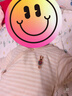 babylove新生兒包屁衣春秋款純棉嬰兒衣服三角哈衣彩棉寶寶爬服家居服 曬單實(shí)拍圖