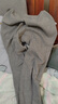 恒源祥純羊毛衫男背心男士秋冬V領(lǐng)坎肩毛衣中年加厚馬甲爸爸裝 淺灰 2XL 曬單實(shí)拍圖
