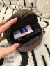 繁夏栗子零錢(qián)包麂皮可愛(ài)大容量化妝包便攜出行收納包雜物內膽手拿包 曬單實(shí)拍圖