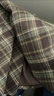 自巧小個(gè)子復古格紋直筒半身裙女2025秋冬新款中長(cháng)款復古毛呢裙子 棕色格 S （尺碼：3） 曬單實(shí)拍圖