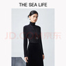 THE SEA LIFE歐海一生高領(lǐng)羊毛打底衫女2025冬新款顯瘦針織衫220011 黛蝶棕 L 曬單實(shí)拍圖