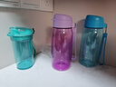特百惠（Tupperware）550ml樂(lè )趣隨心杯便攜學(xué)生運動(dòng)戶(hù)外健身防漏帶提繩水杯 樂(lè )趣冰沙紫 550ml 曬單實(shí)拍圖