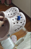 卡駱馳（CROCS）【采銷(xiāo)直播】貝雅洞洞鞋男鞋女鞋輕便耐磨一腳蹬拖鞋休閑鞋|10126 白-100 43 (270mm) 曬單實(shí)拍圖