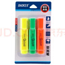 寶克（BAOKE）【熱門(mén)商品】3MP460 3色熒光筆重點(diǎn)標記筆 水性記號筆 顏色隨機 1卡/3支 曬單實(shí)拍圖