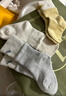 十月結晶嬰兒襪子秋冬季保暖男女寶寶中筒襪透氣新生兒童襪子 曬單實(shí)拍圖