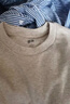 優(yōu)衣庫男裝女裝柔軟圓領(lǐng)T恤/休閑長(cháng)袖上衣479783 31 米色 XL 曬單實(shí)拍圖