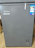 美的（Midea）100L單溫家用冰柜減霜冷藏冷凍柜兩用小冰柜一級能效節能冷柜小型冰箱BD/BC-100KMF(E)國家補貼 曬單實(shí)拍圖