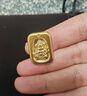 積存金黃財神寶寶佛金條15g足金9999浮雕小金佛金塊滿(mǎn)月周歲禮 15g黃財神小金佛【國檢證簽】 曬單實(shí)拍圖