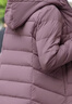 帕絲特羽絨服抗寒保暖羽絨外套媽媽裝中老年女裝羽絨服 豆沙色 3XL 曬單實(shí)拍圖