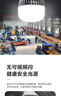 百士安 LED燈泡 大功率鰭片散熱燈泡 工廠(chǎng)房倉庫高亮6500K節能燈泡三防工礦燈E27螺口150W 曬單實(shí)拍圖