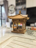 晚峰故宮玉翠亭榫卯積木國潮隼牟結構兒童節玩具中國古建筑拼裝搭模型 玉翠亭榫卯積木100%純實(shí)木 曬單實(shí)拍圖