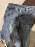 班尼路S&K系列牛仔褲男士2026春秋季新款男褲寬松直筒百搭休閑長(cháng)褲子 磨白藍 【京東快遞】 34 【二尺七】 曬單實(shí)拍圖