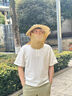 回力（Warrior）漁夫帽男夏季遮陽(yáng)防曬帽戶(hù)外釣魚(yú)防紫外線(xiàn)太陽(yáng)帽女透氣登山徒步帽 卡其色【速干透氣/面罩可拆卸】 曬單實(shí)拍圖