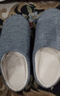 奧康（Aokang）棉拖鞋女秋冬季室內居家靜音防滑日式軟底無(wú)聲抗菌防臭地板拖男 曬單實(shí)拍圖