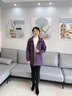梵花秀（fanhuaxiu）中年媽媽裝外套新款闊太太時(shí)尚洋氣薄款風(fēng)衣中老年女裝春秋上衣 紫色 高品質(zhì)風(fēng)衣 2XL 建議穿120-135斤 曬單實(shí)拍圖