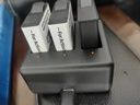 適用DJI大疆Action5pro/4/3冷極電池長(cháng)續航Osmo運動(dòng)相機充電器池 立式三充座+2300mAh冷級電池2個(gè) 曬單實(shí)拍圖