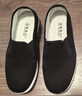 布舍元傳統布鞋男士千層底布鞋黑色棉布鞋一腳蹬平底懶人鞋老北京布鞋男 黑底布鞋7707 42 曬單實(shí)拍圖