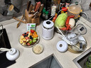 膳美師輕食破壁機家用多功能迷你小型輔食機全自動(dòng)免濾低音大功率私人料理榨汁機 珍珠白 BL3455 曬單實(shí)拍圖